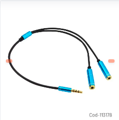 Adaptador 2 Salidas 3.5Mm