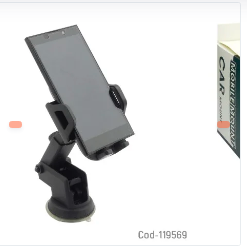 PORTA SMARTPHONE CON VENTOSA Y BRAZO EXTENSIBLE