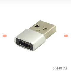 Adaptador Type-C Hembra A USB 3.0 Macho