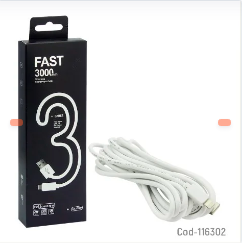 CABLE IPHONE FAST CHARGE Y DATA