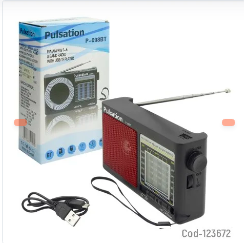 RADIO MULTIBANDA RECARGABLE