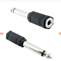 ADAPTADOR AUDIO 3,5MM A 6,3MM