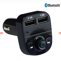 TRANSMISOR FM BLUETOOTH DOBLE USB