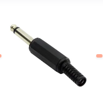 Plug 6,3mm Mono Con Refuerzo