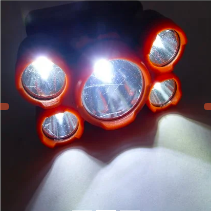LINTERNA MINERO DE 5 LED