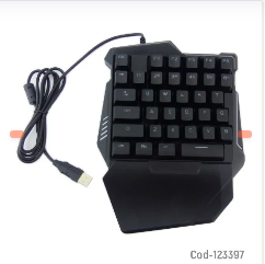 TECLADO GAMER UNA MANO