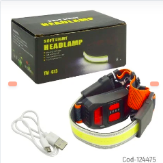LINTERNA RECARGABLE COB LED + 14 LED MINERO