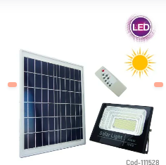 FOCO LED CON PANEL SOLAR