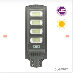 FOCO SOLAR LED 160WATT PARA POSTE