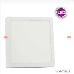 FOCO LED PANEL SOBREPUESTO CUADRADO