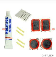 KIT DE REPARACIÓN 5 EN 1 PARA CÁMARA DE BICICLETA