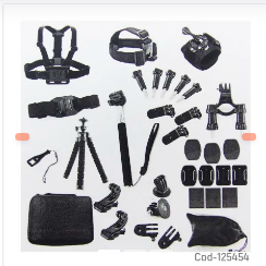 KIT DE ACCESORIOS  PARA CÁMARA GOPRO CICLISTA