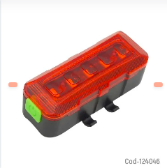 LUZ LED TRASERA PARA BICICLETA