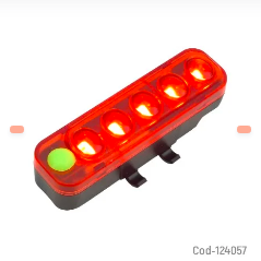 LUZ LED TRASERA PARA BICICLETA