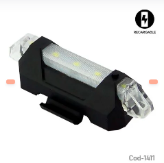 LUZ 5 LED DELANTERA RECARGABLE PARA BICICLETA