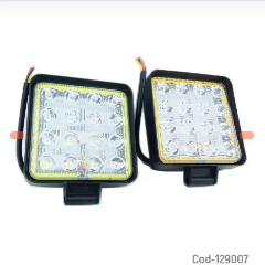 NEBLINERO PARA AUTO 16 LED CUADRADO