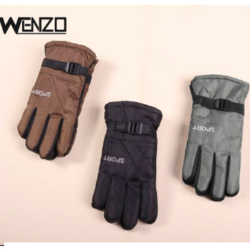 guantes de hombre terciopelo estampado