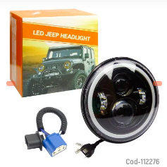 FOCO LED DELANTERO REDONDO 12-24V