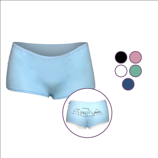 PANTALETA PARA MUJER DISEÑO ESTAMPADO