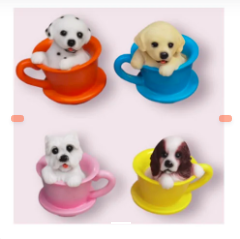 PERRITOS EN TAZA