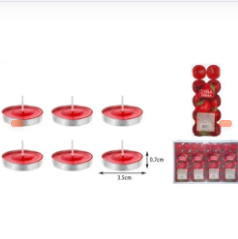 VELAS CON OLOR A FRESA