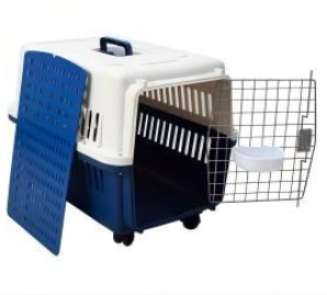 CAJA DE VIAJE CON RUEDA PARA MASCOTAS