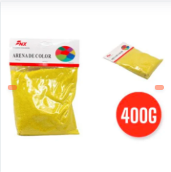 BOLSA DE ARENA DE COLOR AMARILLO