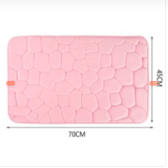 ALFOMBRA DE DISEÑO DE PIEDRAS PROFUNDAS DE COLOR ROSA