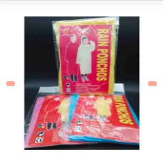 PONCHO PLASTICO NIÑO