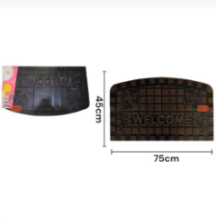 ALFOMBRA PLASTICA NEGRA