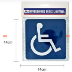 SEÑAL DE BAÑO PARA DISCAPASITADOS