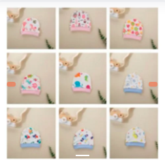 GORRO CON DIBUJOS PARA BEBES