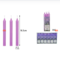 VELA LARGA DE COLOR MORADO