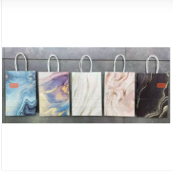 BOLSA DE REGALO DE MARMOL DE COLORES