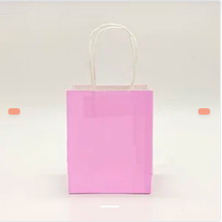 bolsa regalo kraft pastel