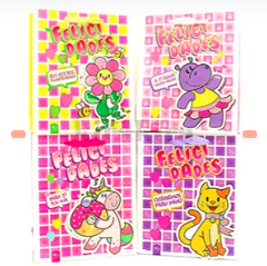 bolsa de regalo felicidades animales niña