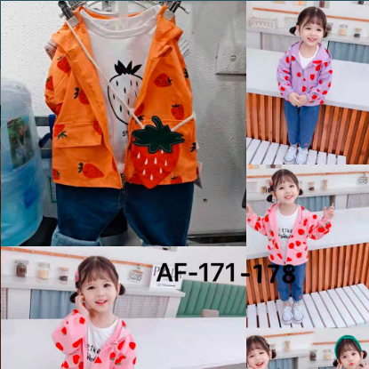 conjunto de 3 piezas para niña