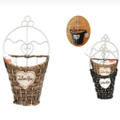 CESTA COLGANTE PARA FLORES