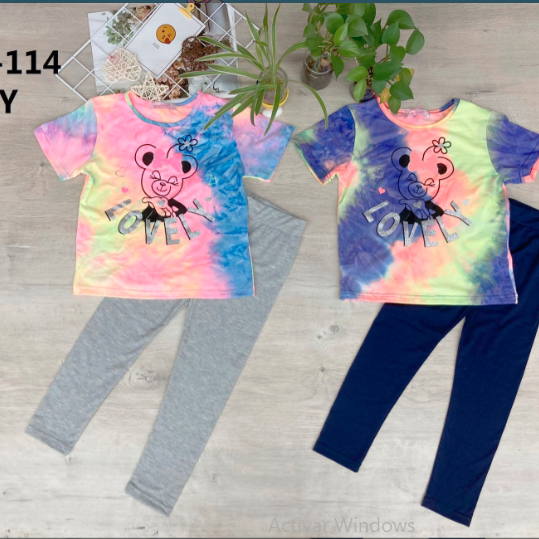 Conjuntos de Calza y Polera para Niña