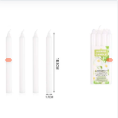 VELA LARGA DE COLOR BLANCO