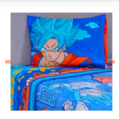 PACK PLUMON SHERPA + SABANA MF DRAGON BALL Z