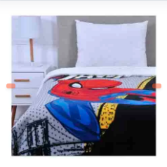 FRAZADA POLAR SHERPA SPIDERMAN