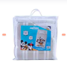 FRAZADA POLAR SHERPA MICKEY AND FRIENDS