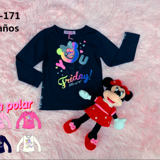 Poleras Manga Larga de Niña 
