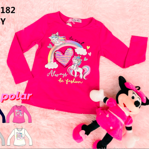 Poleras Manga Larga de Niña
