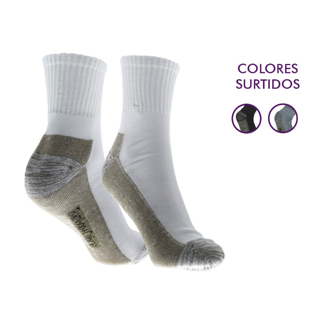 CALCETAS MEDIA CAÑA ANTIBACTERIANA PREMIUM