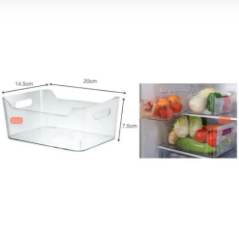 CAJA DE ALMACENAMIENTO DE PLASTICO TRANSPARENTE