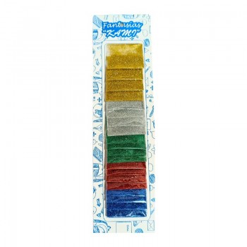SET 20 BOLSITAS ESCARCHAS COLORES