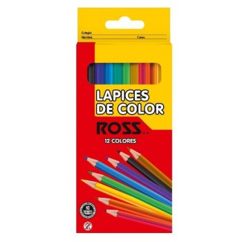 LAPICES COLORES LARGOS ROSS