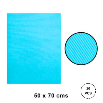 CARTON MICROCORRUGADO CELESTE